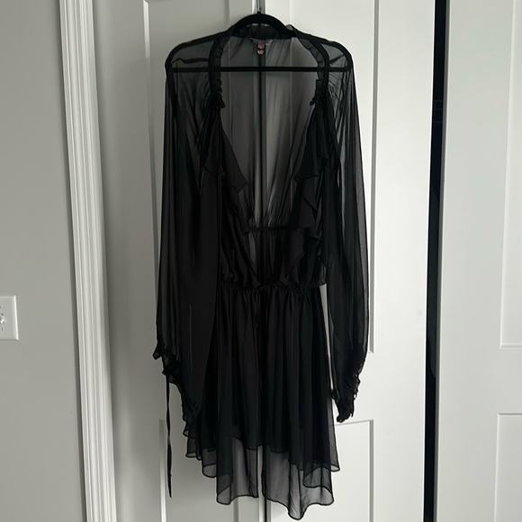 Victoria's Secret | Intimates & Sleepwear | Victorias Secret Sheer Robe ...